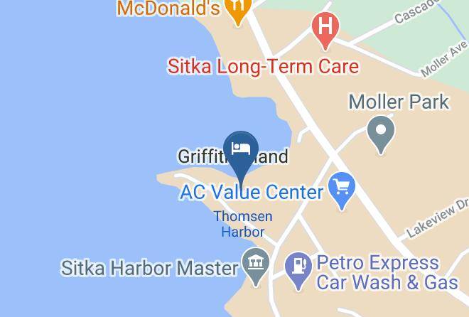 Sitka Borough - Wild Strawberry Inn Maps