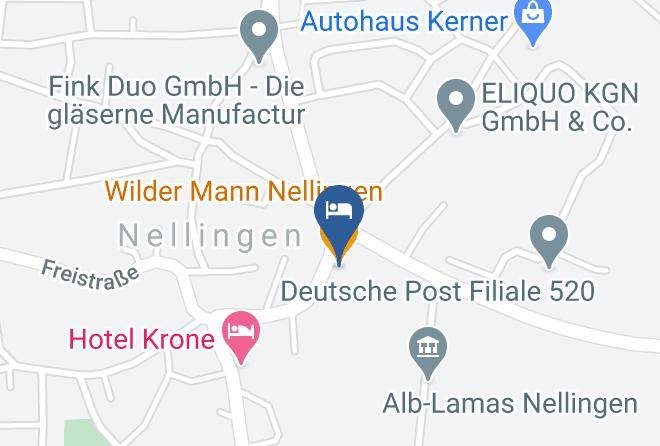 Alb Donau Kreis - Wilder Mann Nellingen Maps
