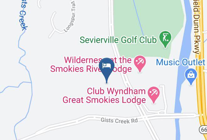 Sevier - Wilderness At The Smokies Stone Hill Lodge Maps