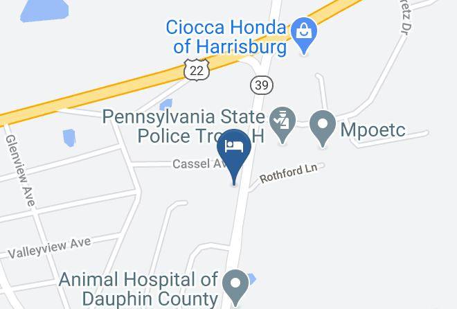 Wildwoods Inn Hershey Road Map