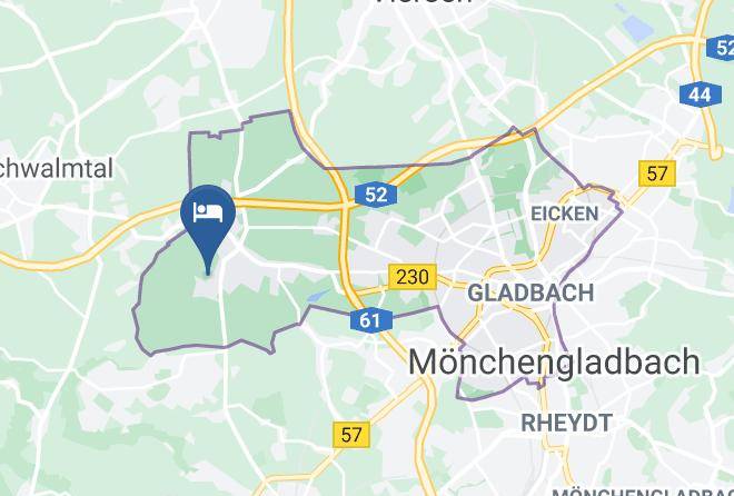 Monchengladbach - Wilhelm Kliewer Haus Gaste Und Tagungshaus Maps
