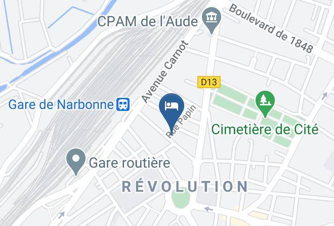 Aude - Will's Hotel Maps