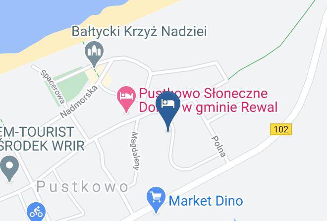 Gryficki - Willa Anna Pustkowo Noclegi Wczasy Nad Morzem Wolne Pokoje Terminy Maps