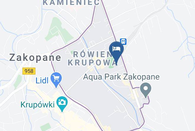 Tatrzanski - Willa Bor Zakopane Maps