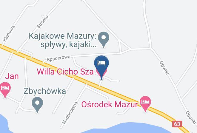 Wegorzewonty - Willa Cicho Sza Maps