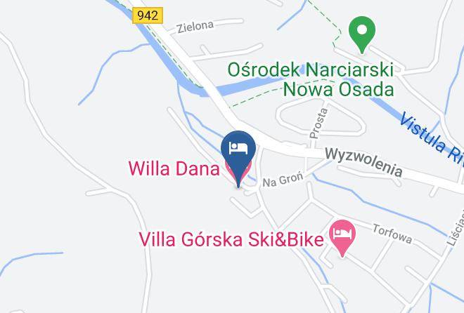Cieszynski - Willa Dana Maps