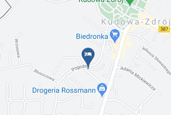 Klodzki - Willa Diament Maps