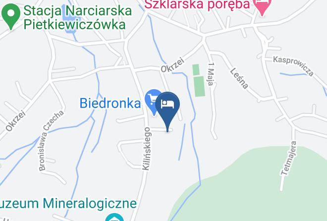 Jeleniogorski - Willa Dzika Roza Maps