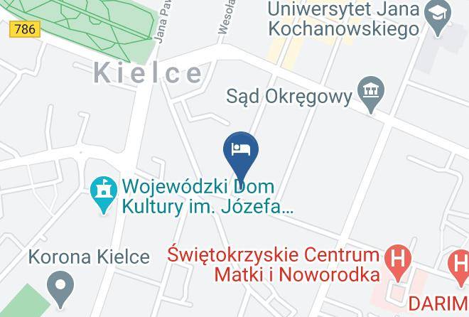Kielce - Willa Hueta Maps