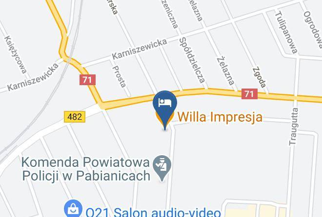 Pabianicki - Willa Impresja Maps