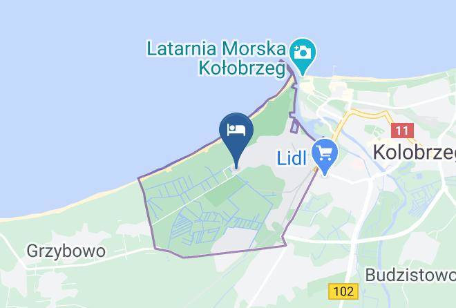 Kolobrzeski - Willa Jantar Maps