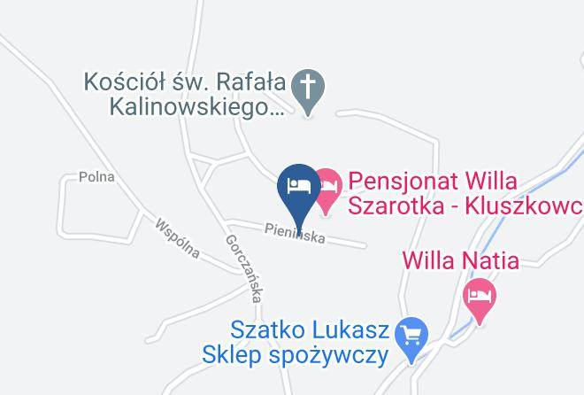 Nowotarski - Willa Jaroszowka Kluszkowce Maps