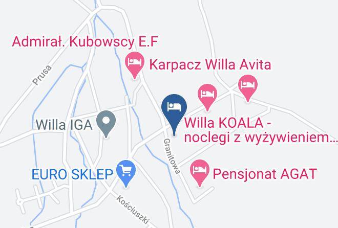 Jeleniogorski - Willa Kaliniec Maps