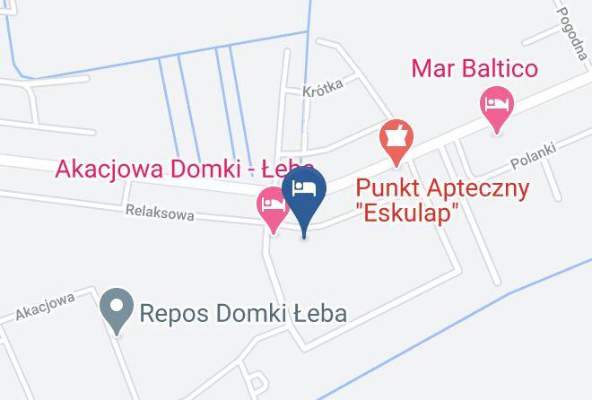 Willa Kapitanska Map