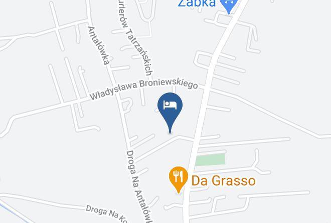 Willa Kozincowka Map