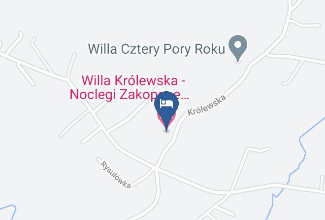 Tatrzanski - Willa Krolewska Noclegi Zakopane Koscielisko Maps