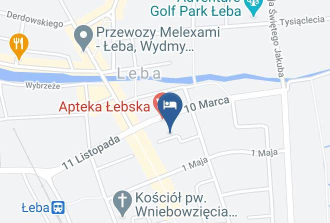 Leborski - Willa Latarnik Pokoje Goscinne Leba Maps