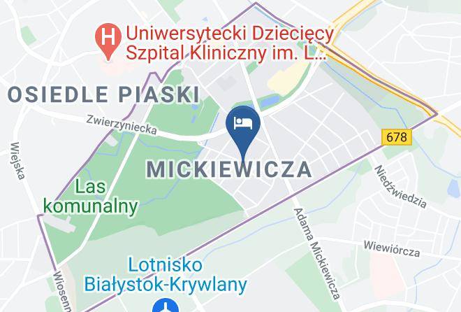 Bialystok - Willa Marcella Maps