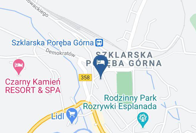 Jeleniogorski - Willa Na Cichej Maps