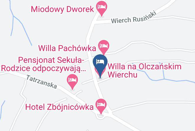 Tatrzanski - Willa Na Olczanskim Wierchu Maps