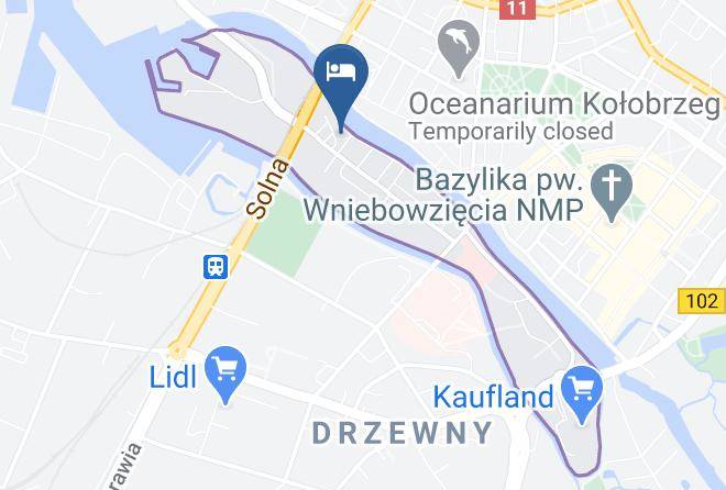 Kolobrzeski - Willa Nad Parseta Maps