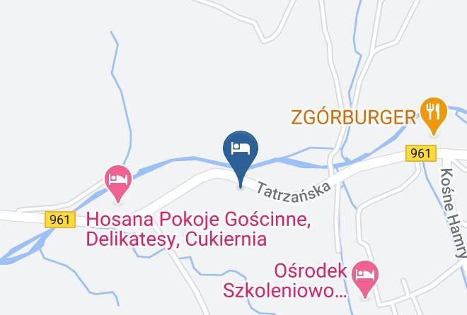Willa Nad Potokiem Map