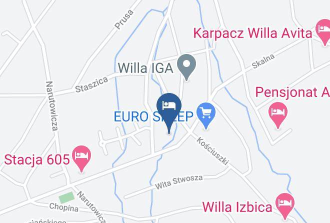 Jeleniogorski - Willa Pawel Maps
