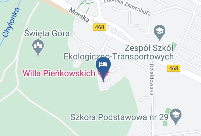 Willa Pienkowskich Map