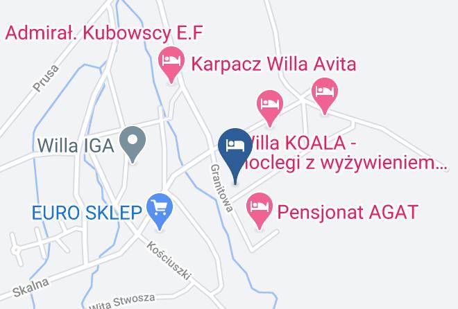 Jeleniogorski - Willa Plejady Maps