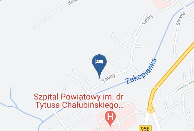 Willa Pod Bandera Map