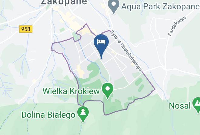 Willa Pod Orlem Zakopane Map