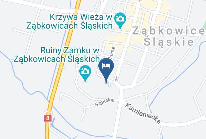 Zabkowice Slaskienty - Willa Podzamcze Maps
