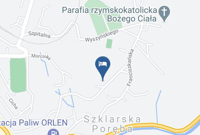 Jeleniogorski - Willa Poranek Maps