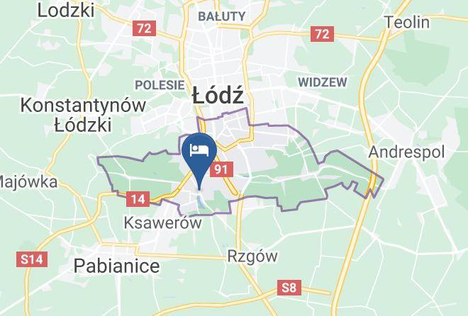 Lodz - Willa Pory Roku Maps