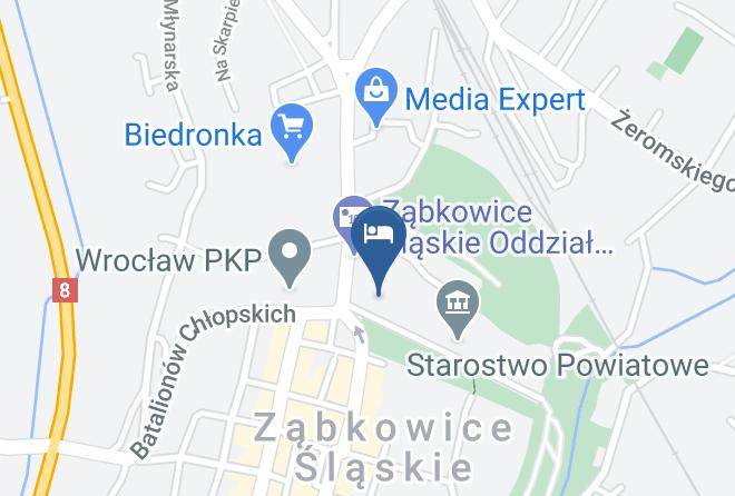 Zabkowice Slaskienty - Willa Przy Parku Maps