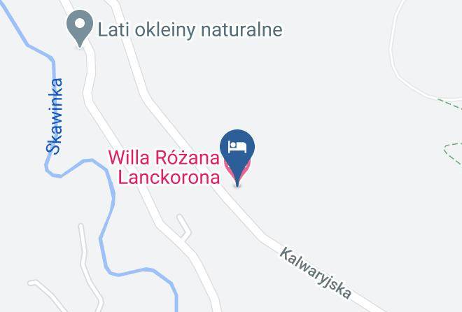Wadowicki - Willa Rozana Lanckorona Maps