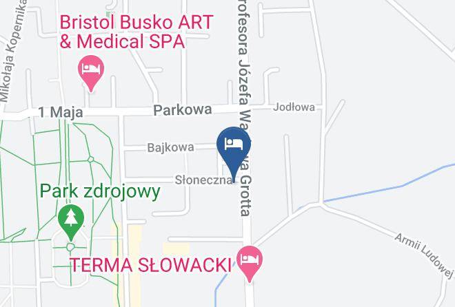 Buski - Willa Sloneczna Maps