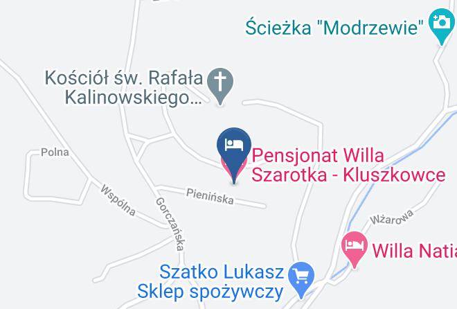 Willa Szarotka Kluszkowce Map