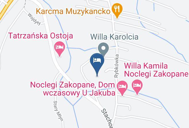 Tatrzanski - Willa Tatra Maps