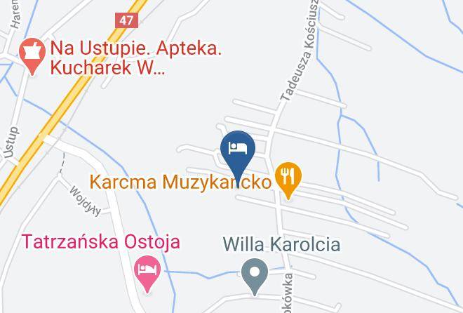 Tatrzanski - Willa U Magdy Maps