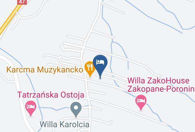 Tatrzanski - Willa Wiktoria Noclegi Maps
