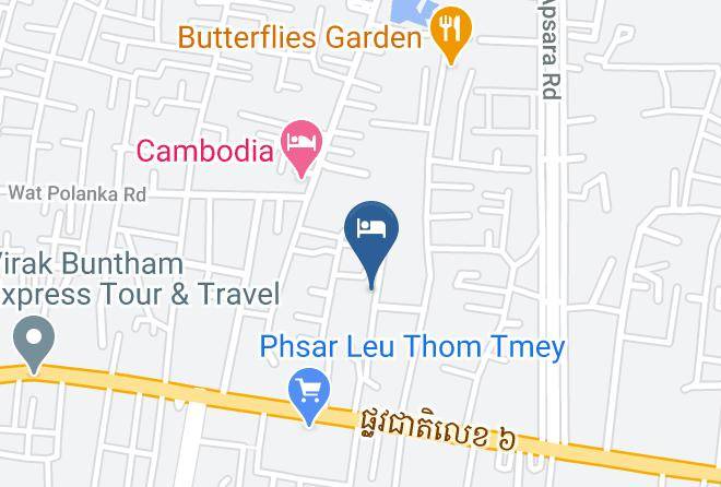 William's Houses Karte - Siem Reap - Siem Reab Town