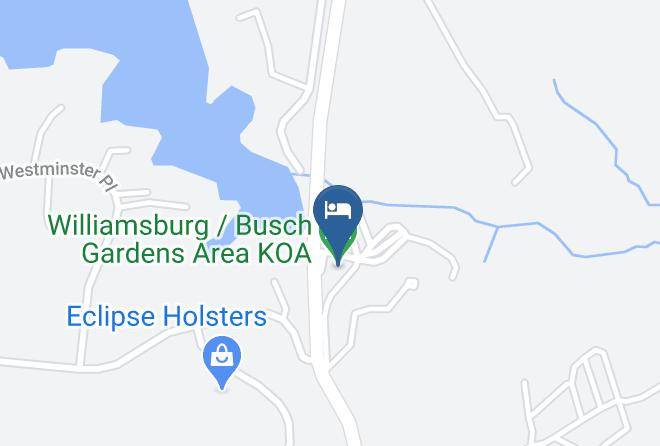 York - Williamsburg Busch Gardens Area Koa Maps