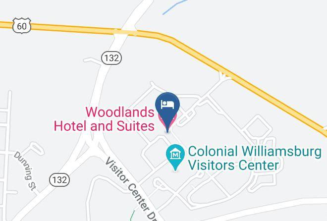 Williamsburg City - Woodlands Hotel And Suites Maps