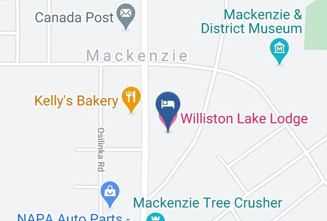 Fraser Fort George - Williston Lake Lodge Maps