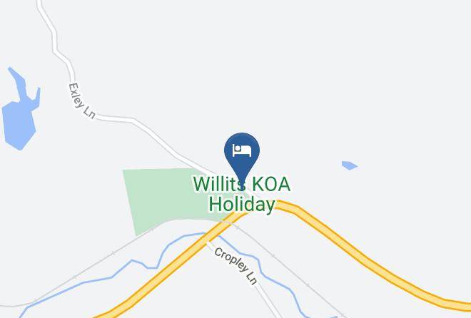 Mendocino - Willits Koa Holiday Maps