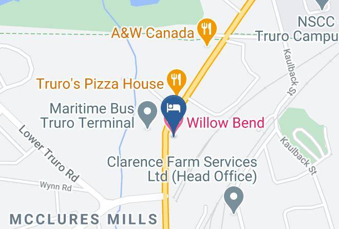 Colchester - Willow Bend Motel Maps