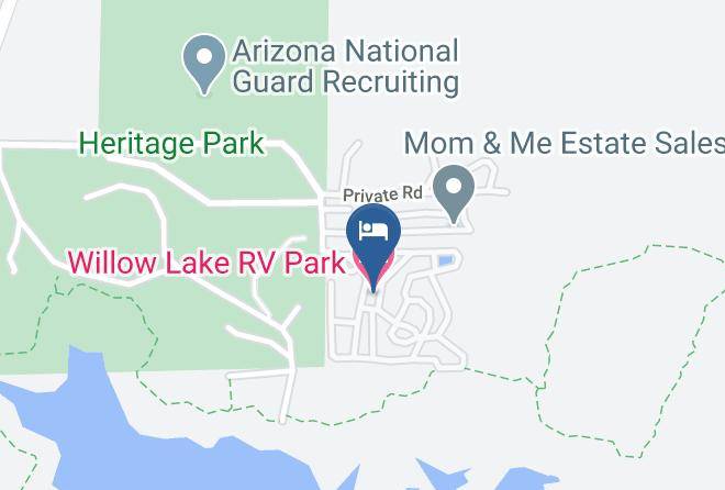 Yavapai - Willow Lake Rv Park Maps