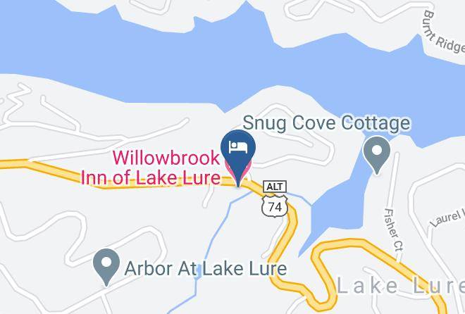 Rutherford - Willowbrook Inn Of Lake Lure Maps