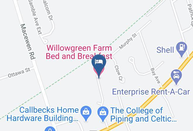 Prince - Willowgreen Farm Bed And Breakfast Maps